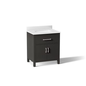 Kresla 30" bathroom vanity cabinet with sink and quartz top - K-40638-BD1-BWK