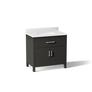Kresla 36" bathroom vanity cabinet with sink and quartz top - K-40639-BD1-BWK