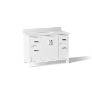 Kresla 48" bathroom vanity cabinet with sink and quartz top - K-40640-BD1-0