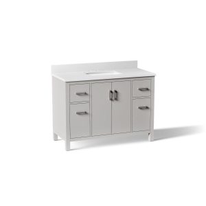 Kresla 48" bathroom vanity cabinet with sink and quartz top - K-40640-BD1-AGA