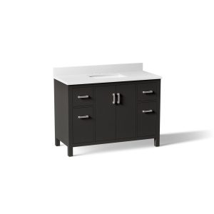 Kresla 48" bathroom vanity cabinet with sink and quartz top - K-40640-BD1-BWK