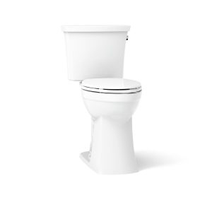 Kelston Tall two-piece elongated toilet, 1.28 gpf - K-43201-RA-0