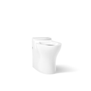 Persuade Elongated toilet bowl with skirted trapway - K-4326-0