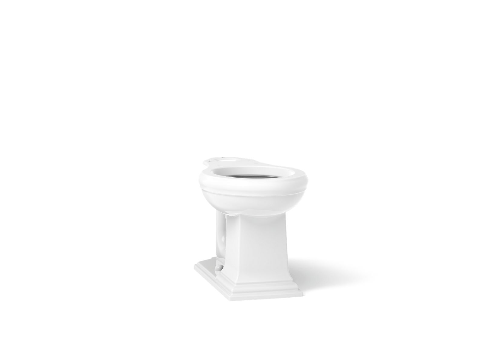 Memoirs Round-front bowl with exposed trapway - K-4387-0