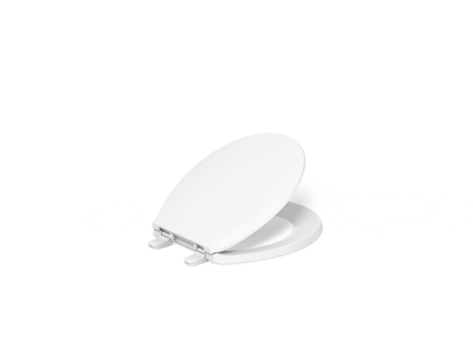 Lustra Quick-Release round-front toilet seat - K-4662-0