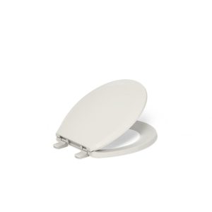 Lustra Quick-Release round-front toilet seat - K-4662-47