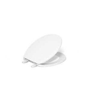 Brevia Quiet-Close round-front toilet seat - K-20111-0