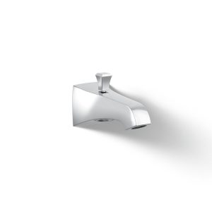 Memoirs Stately Wall-mount bath spout with Deco design and diverter - K-496-V-CP