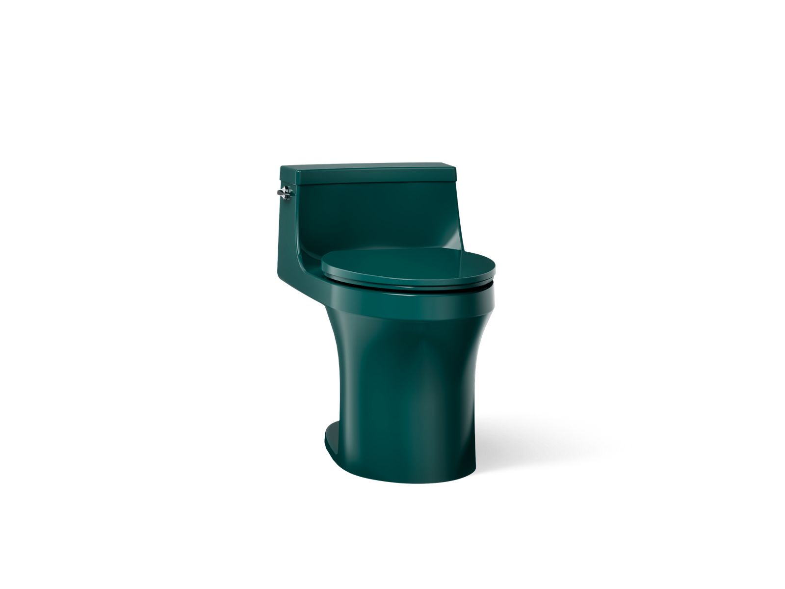 San Souci One-piece compact elongated toilet with concealed trapway, 1.28 gpf - K-5172-17