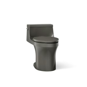 San Souci One-piece compact elongated toilet with concealed trapway, 1.28 gpf - K-5172-58