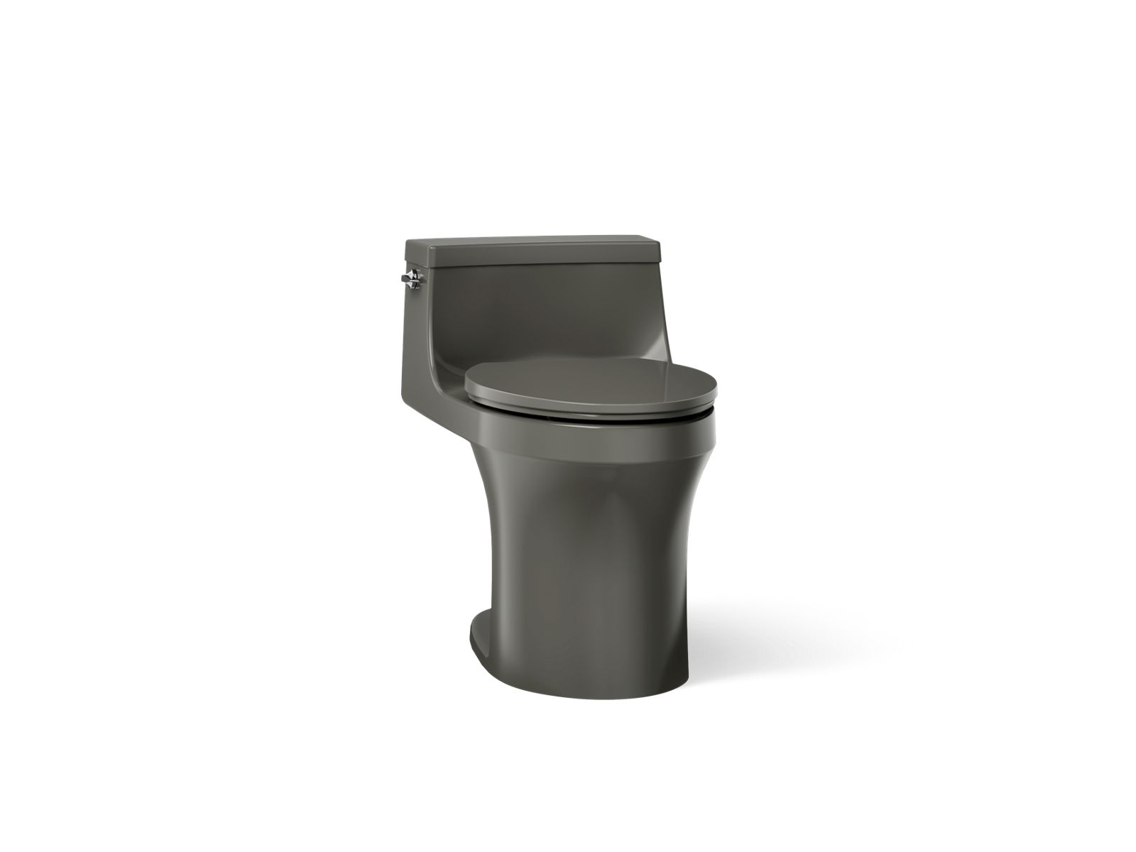 San Souci One-piece compact elongated toilet with concealed trapway, 1.28 gpf - K-5172-58