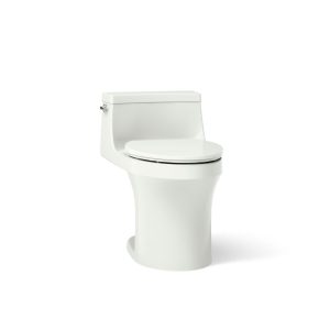 San Souci One-piece compact elongated toilet with concealed trapway, 1.28 gpf - K-5172-NY