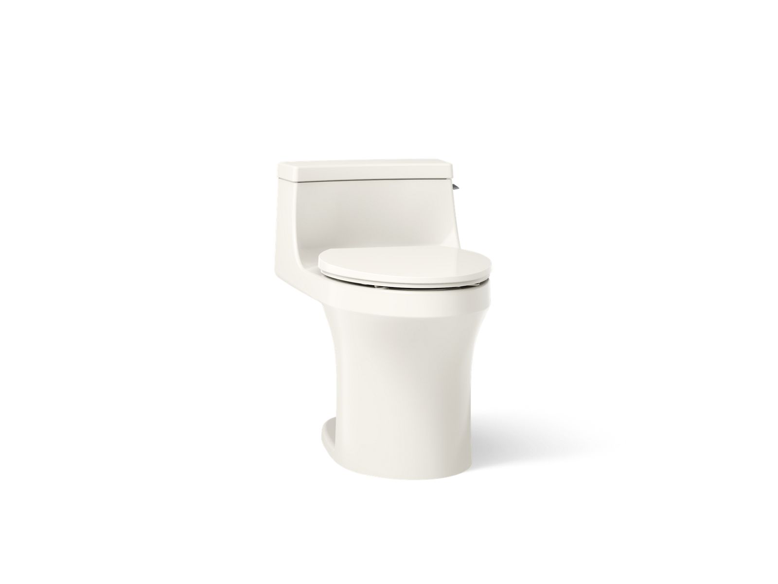 San Souci One-piece compact elongated toilet with concealed trapway, 1.28 gpf - K-5172-RA-96