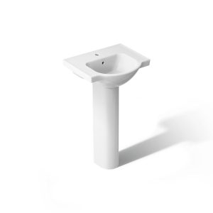 Veer 21" rectangular pedestal bathroom sink - K-5265-1-0