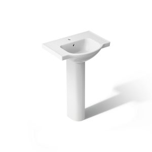 Veer 24" rectangular pedestal bathroom sink - K-5266-1-0