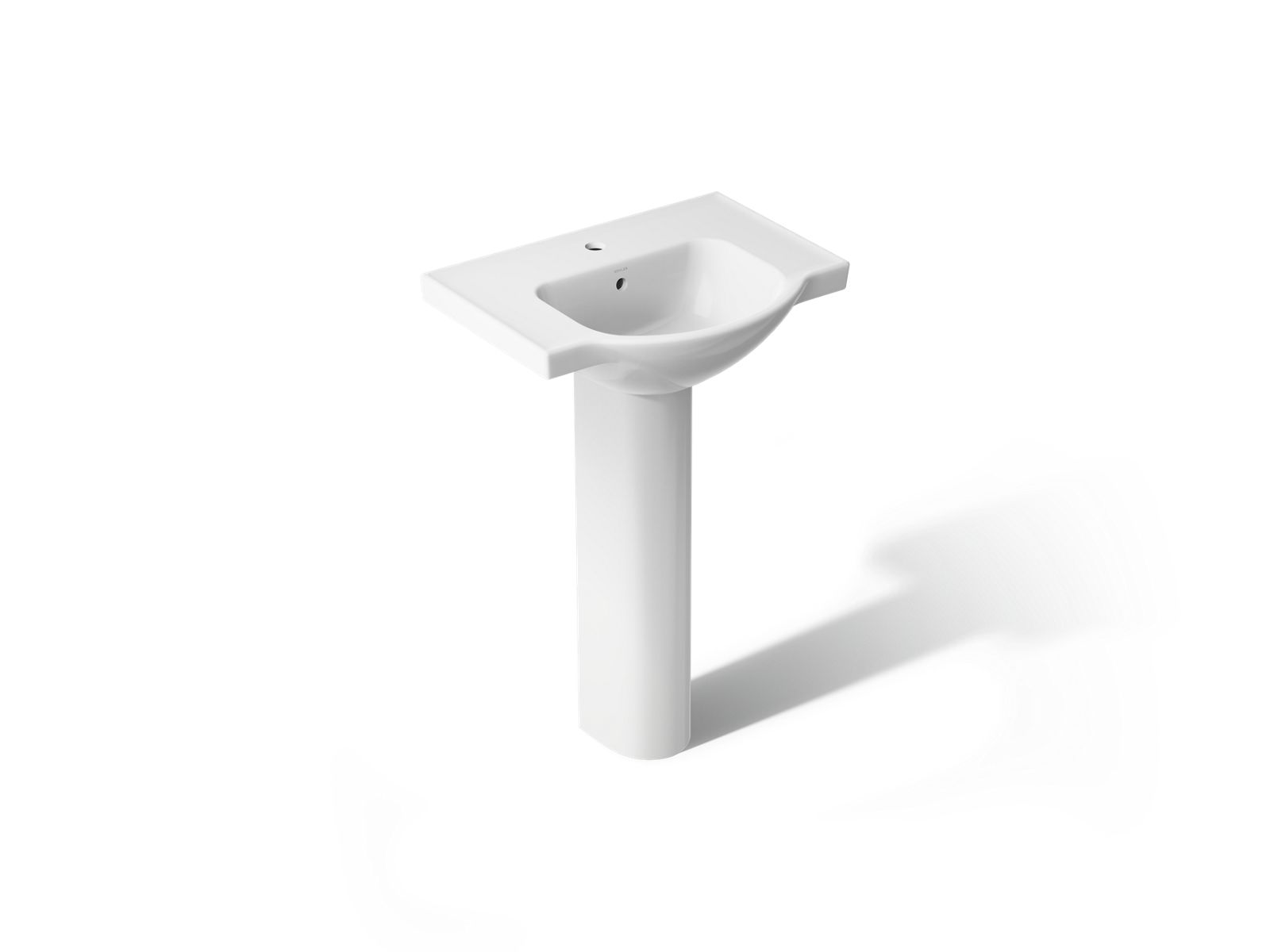 Veer 24" rectangular pedestal bathroom sink - K-5266-1-0