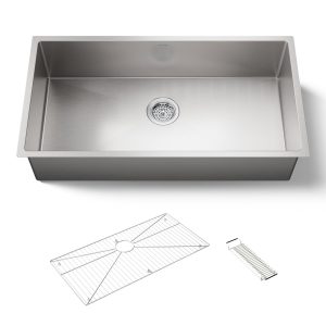 Strive 35" undermount single-bowl kitchen sink - K-5283-NA