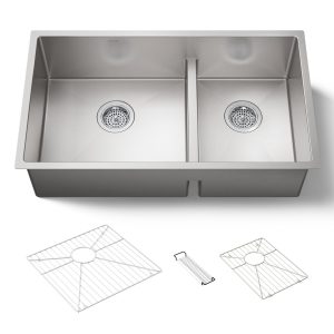 Strive Smart Divide 32" undermount double-bowl kitchen sink - K-5284-NA