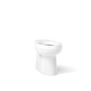 Cimarron Elongated toilet bowl with skirted trapway - K-5309-0