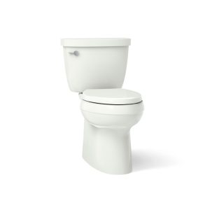 Cimarron Two-piece elongated toilet with skirted trapway, 1.28 gpf - K-5310-NY