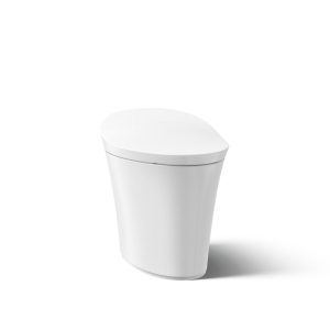 Veil One-piece compact elongated smart toilet, dual-flush - K-5401-PA-0
