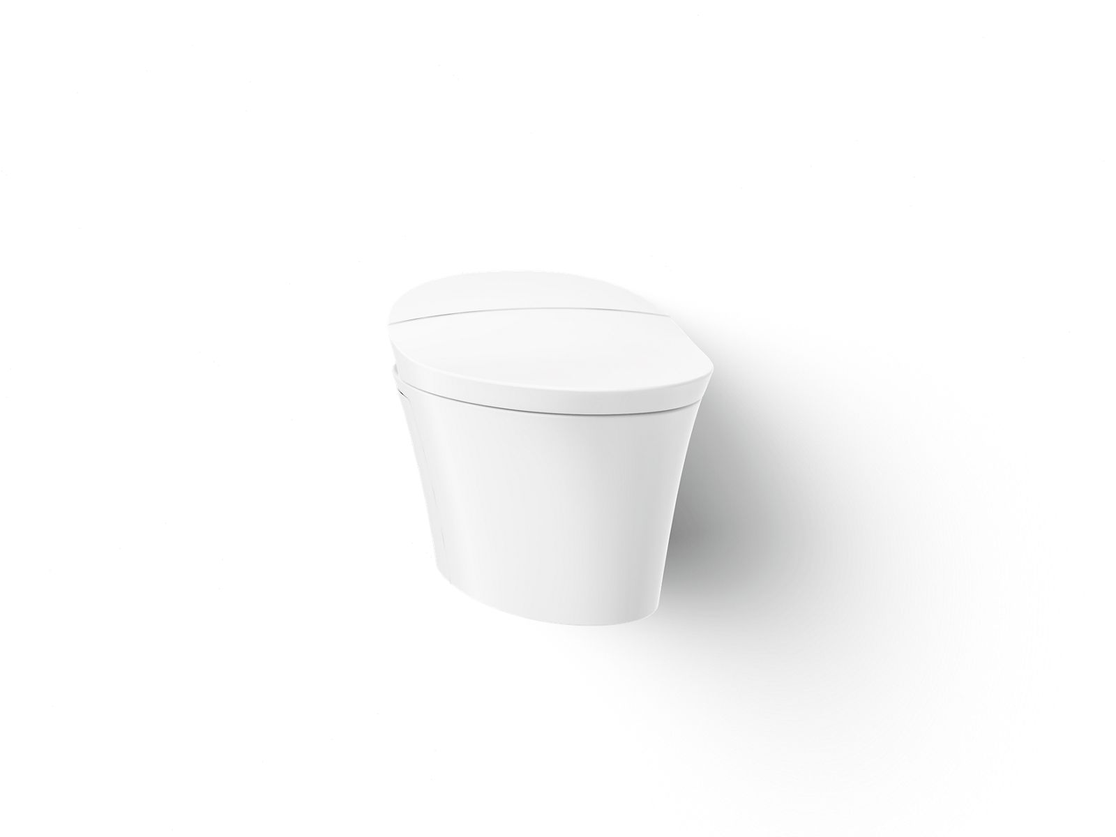 Veil One-piece elongated smart toilet, dual-flush - K-5402-0