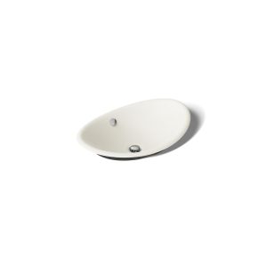 Iron Plains 20-3/4" oval vessel bathroom sink - K-5403-P5-96