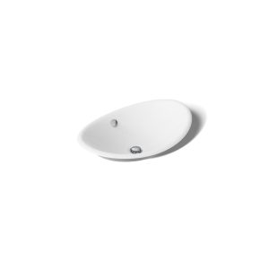 Iron Plains 20-3/4" oval vessel bathroom sink - K-5403-W-0