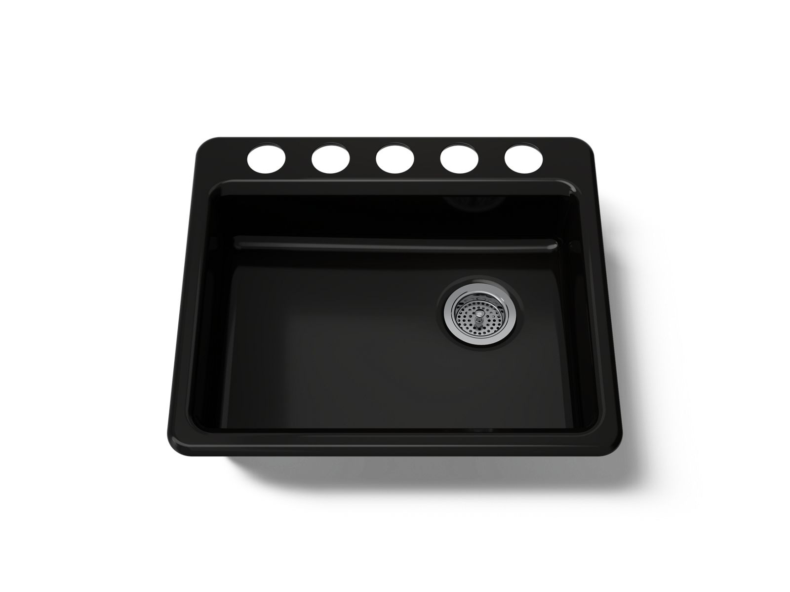Riverby 25" undermount single-bowl kitchen sink - K-5479-5U-7