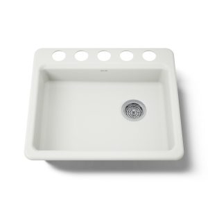 Riverby 25" undermount single-bowl kitchen sink - K-5479-5U-NY