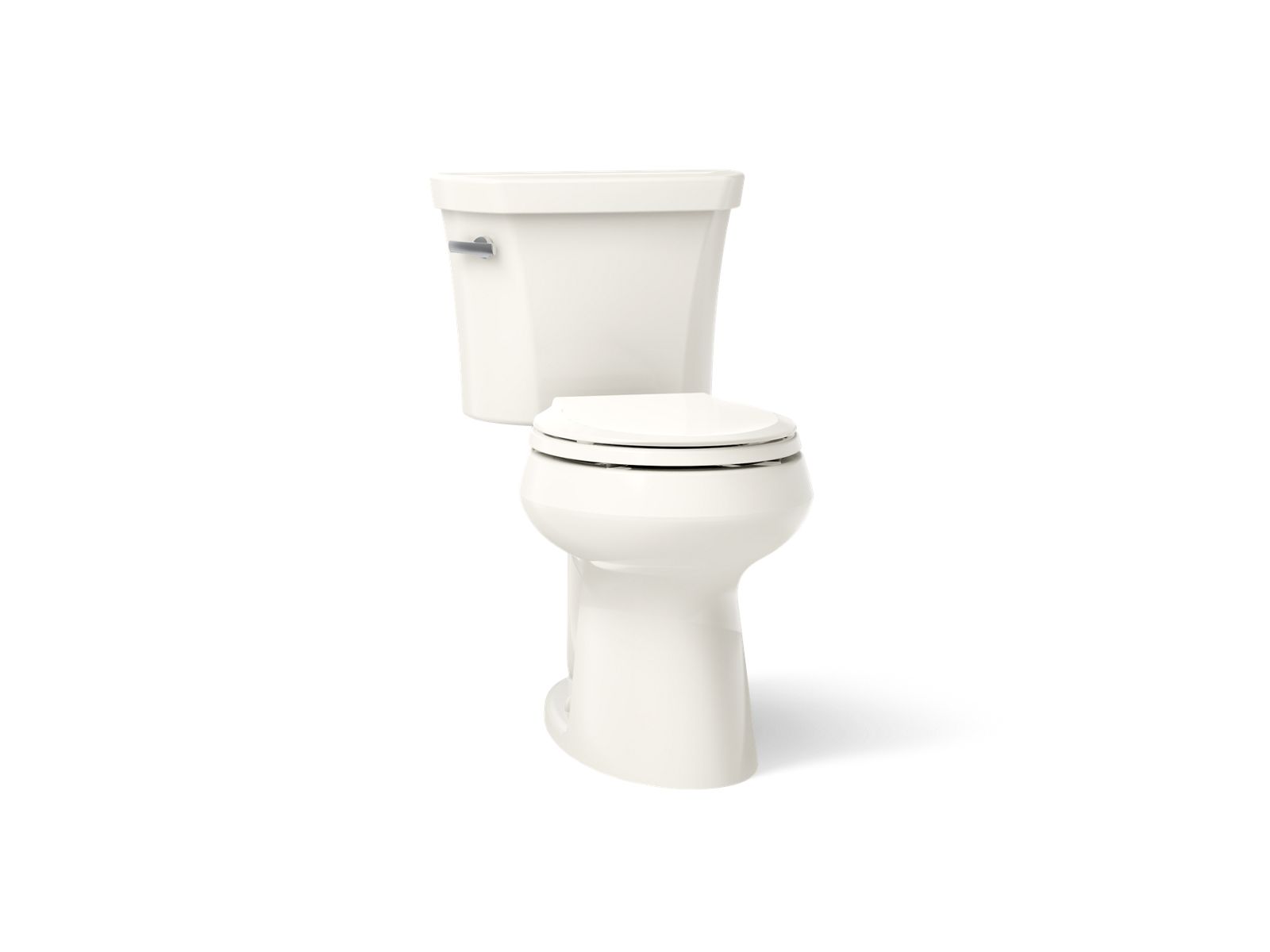 Highline Two-piece round-front toilet, 1.28 gpf - K-5481-96