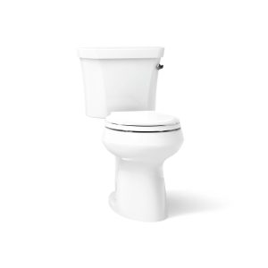 Highline Two-piece round-front toilet, 1.28 gpf - K-5481-RA-0