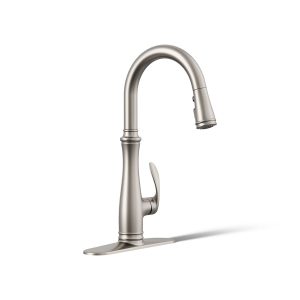 Bellera Pull-down kitchen sink faucet with three-function sprayhead - K-560-VS
