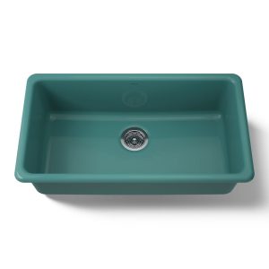 Iron/Tones 33" top-/undermount single-bowl kitchen sink - K-5707-17