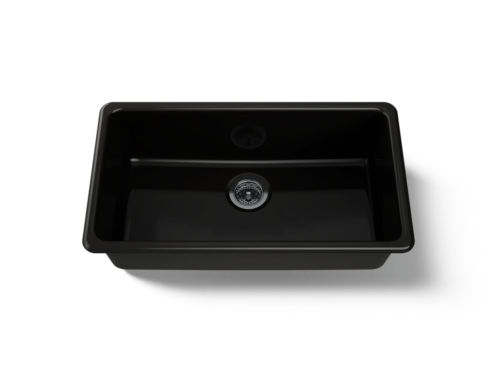 Iron/Tones 33" top-/undermount single-bowl kitchen sink - K-5707-7