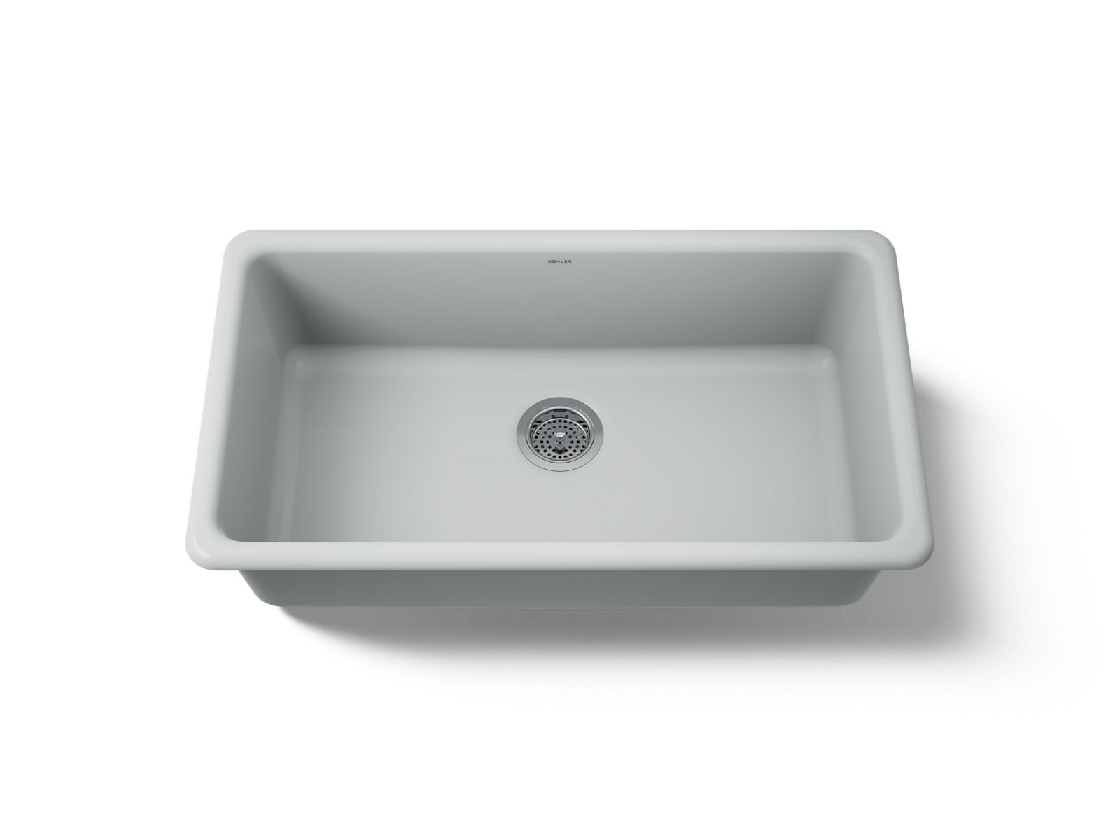 Iron/Tones 33" top-/undermount single-bowl kitchen sink - K-5707-95