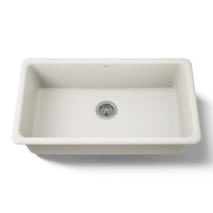 Iron/Tones 33" top-/undermount single-bowl kitchen sink - K-5707-96
