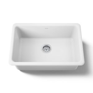 Iron/Tones 27" top-/undermount single-bowl kitchen sink - K-5708-0