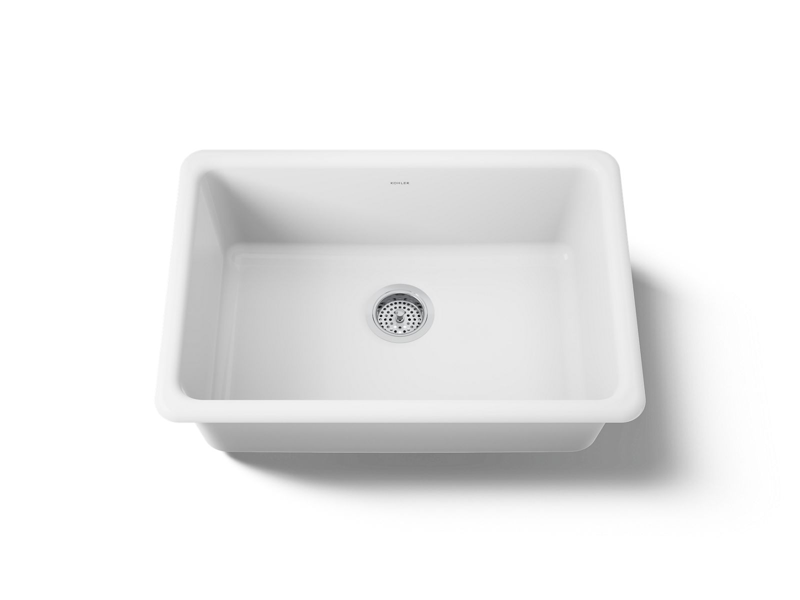 Iron/Tones 27" top-/undermount single-bowl kitchen sink - K-5708-0