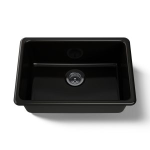 Iron/Tones 27" top-/undermount single-bowl kitchen sink - K-5708-7