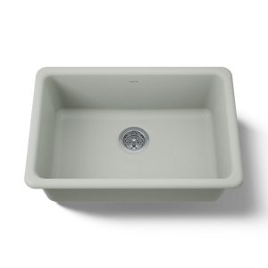 Iron/Tones 27" top-/undermount single-bowl kitchen sink - K-5708-FF