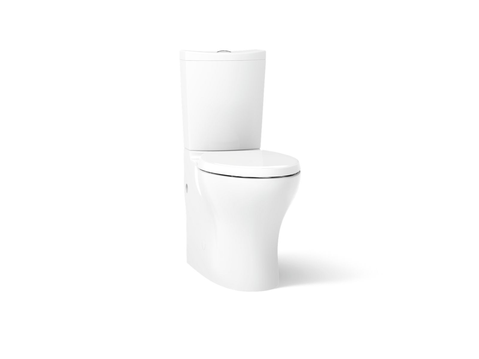 Persuade Curv Two-piece elongated toilet with skirted trapway, dual-flush - K-6355-0