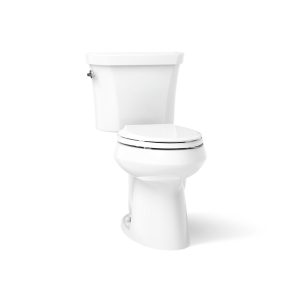 Highline Two-piece elongated toilet, dual-flush - K-6393-0