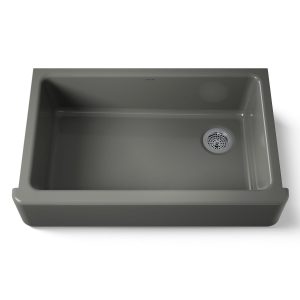 Whitehaven 35-3/4" undermount single-bowl farmhouse kitchen sink - K-6489-58