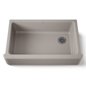 Whitehaven 35-3/4" undermount single-bowl farmhouse kitchen sink - K-6489-TRF