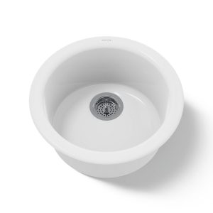 Porto Fino 18-1/2" top-/undermount single-bowl bar sink - K-6565-0