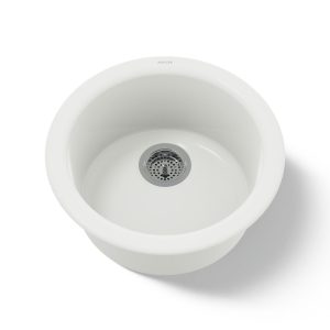 Porto Fino 18-1/2" top-/undermount single-bowl bar sink - K-6565-NY