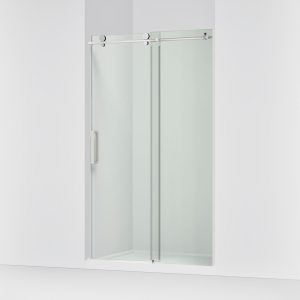 Composed Sliding shower door, 78" H x 44-1/8 - 47-7/8" W, with 3/8" thick Crystal Clear glass - K-701695-L-SHP