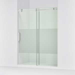Composed 78" sliding shower door with 3/8"-thick glass - K-701696-G81-SHP