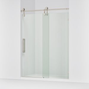 Artifacts 80-7/8" H sliding shower door with 3/8"-thick glass - K-701724-10L-BN